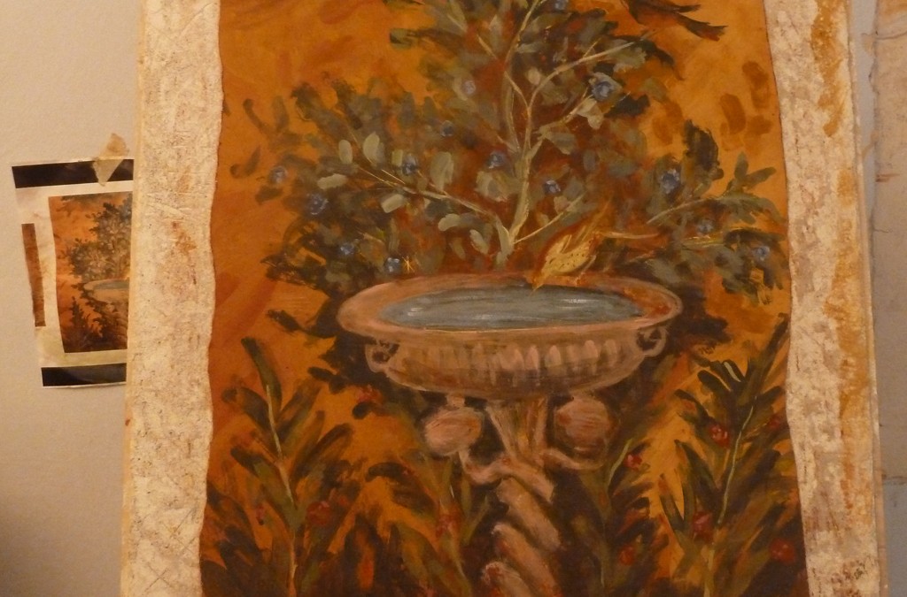 Fresco painting course in Bosa, Sardinia