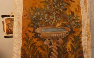 Fresco painting course in Bosa, Sardinia