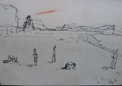Olivia Irvine, Black Beach, Drawing
