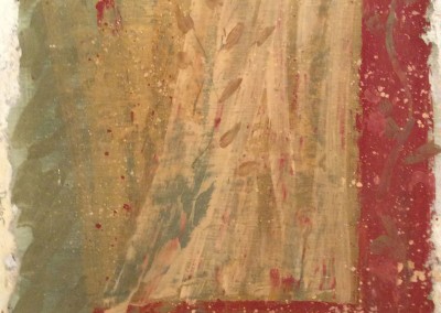 Olivia Irvine, Curtain (stucco lucido), Fresco, 2015