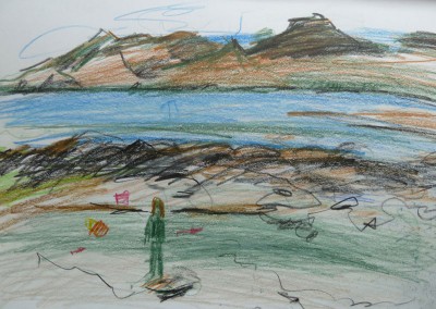 Olivia Irvine, Horse Isles Bay, Drawing