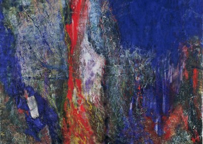 Olivia Irvine, Stay Blue, oil on canvas, 1990, 170 x 190cm
