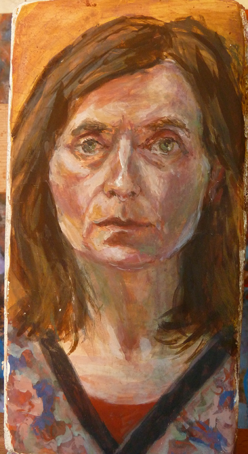 Olivia irvine, Live Painting at Edinburgh Art Fair