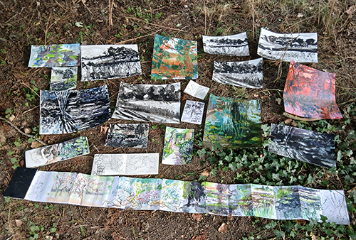 Some sketches on the ground