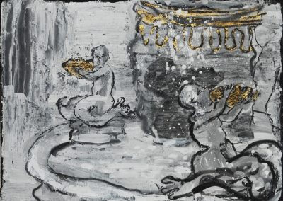 A fresco of a Spanish fountain