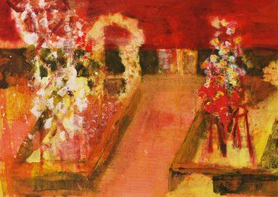 A painting of the Rosaleda in Madrid